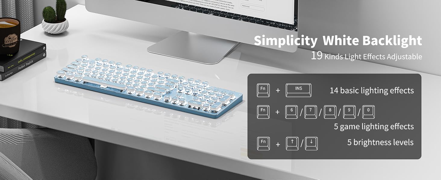 typewriter wireless keyboard