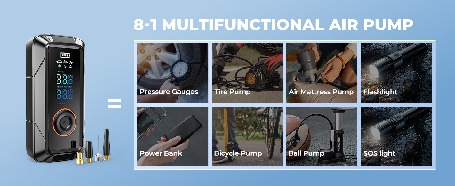 Tire Inflator Portable Air Compressor