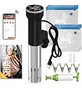 CATTLEMAN CUISINE Sous Vide Machine Wi-Fi, 1000W, IPX7 Waterproof, Sous Vide Cooker, Immersion Ci...