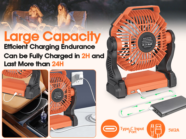 Camping Fan Cooling Fan Summer Fan