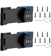 TOKCKYBL Keyless Cabinet Lock with Combination Code - 3-Digit Password Hasp Latch Lock for Drawer...