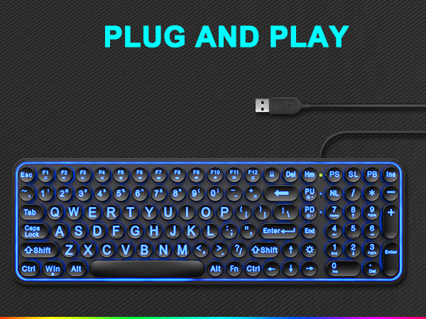 Wired Usb Enables Plug-And-Play Functionality