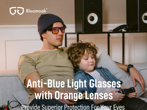amber lenses blue light blocking glasses