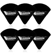 BLAAROOM 6 Pcs Velvet Triangle Powder Puff,Triangular Design Makeup Soft Sponge Puff for Face Exq...