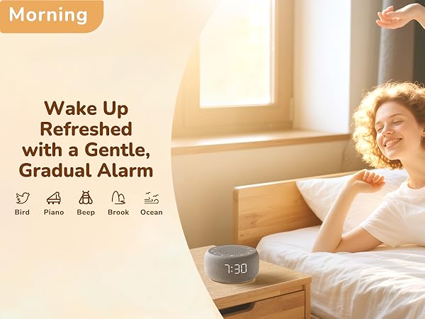 Wake Up Refreshed with a Gentle, Gradual Alarm