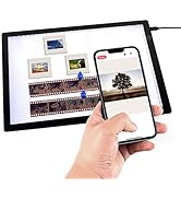 DGODRT Slide Viewer Light Box for Scan Old Slide Negative Film Scanning, A4 Ultra-Thin Light Box ...