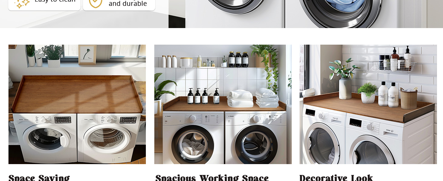 washer and dryer topper