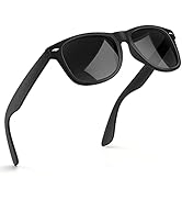 KWHZXGYY Sunglasses Men Polarized Sunglasses for Mens and Womens,Black Retro Sun Glasses Driving ...