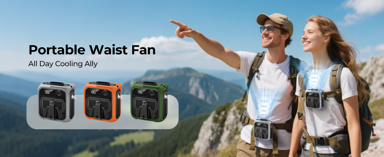 portable waist fan