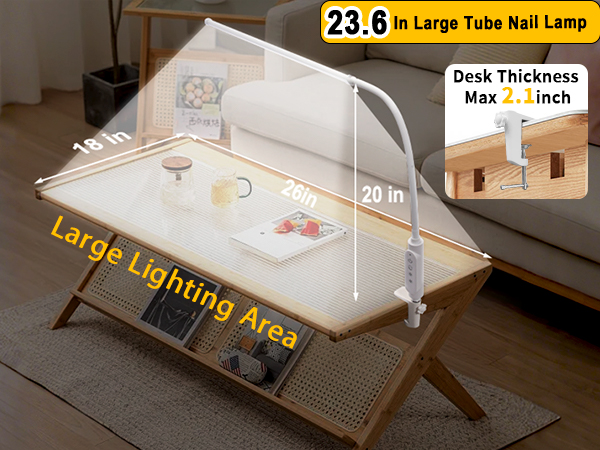 23.6-inch LED Desk Lamp