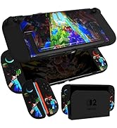 TIKOdirect Protective Case for Switch 2, Hard PC Shell and Soft TPU Joy-Con Grip, Slim Dockable C...