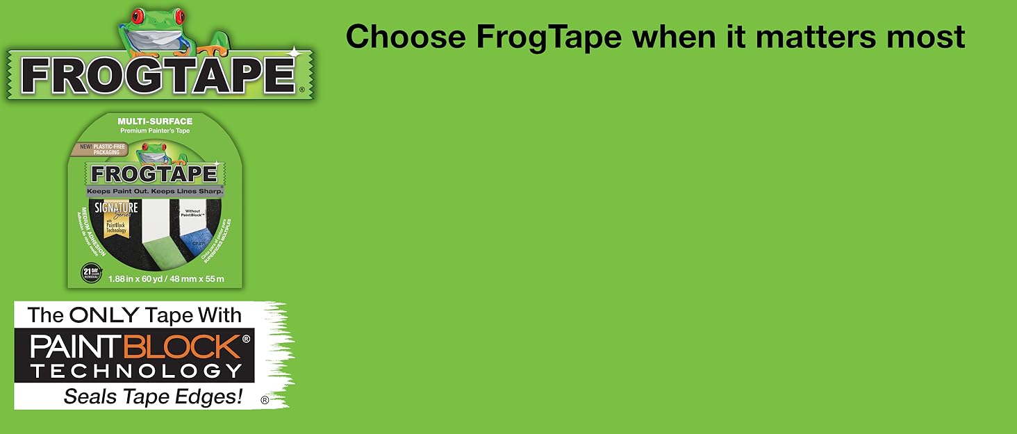 Choose FrogTape when it matters most