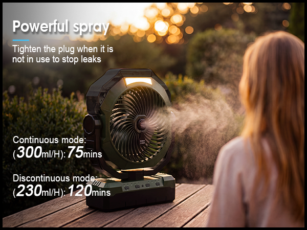 misting fan