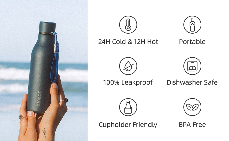 BJPKPK Insulated Water Bottles