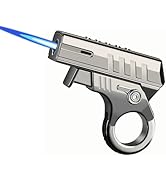 Torch Lighter - Windproof Blue Flame Refillable Butane Lighter with Adjustable Flame, Gift-Ready ...