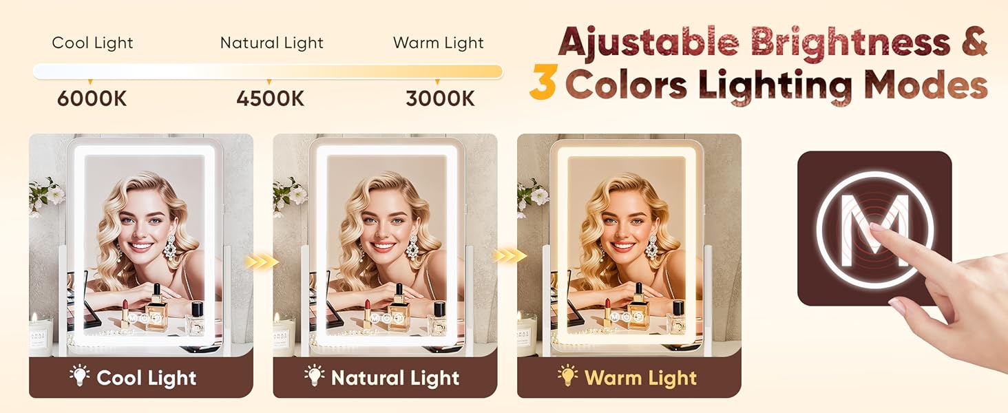 vanity mirror with lights