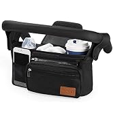 Momcozy Universal Stroller Organizer with Insulated Cup Holder Detachable Phone Bag &amp; Shoulder St...