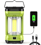 AlpsWolf Camping Lantern Rechargeable, 4000mAh LED Lantern for Power Outages Super Bright Portabl...