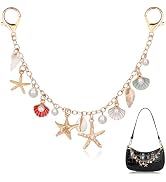 FOWSRHRG Bag Charms for Handbags, Purse Keychain for Women, Golden Bag Chains Purse Charm for Dec...