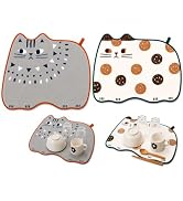 Dish Drying Mat [Design in Japan] Cute Cat Microfiber Water Absorbent Drying Mat for Kitchen Coun...