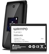 3000mAh TLi013C1 Battery, Replacement for Alcatel One Touch Go Flip Phone 4051S 4044W 4044T 4044O...