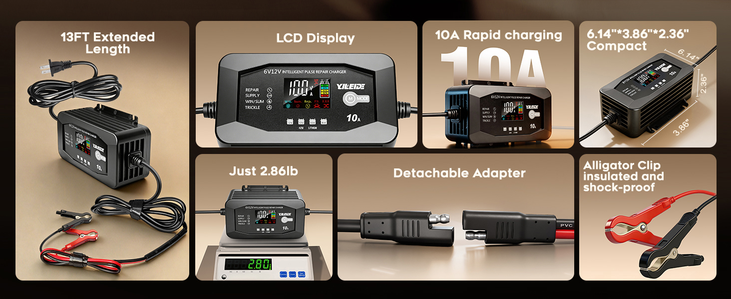 6V/12V Smart Battery Charger