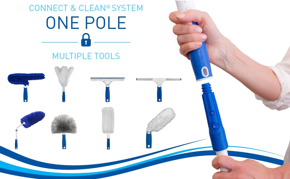 Connect &amp;amp; Clean System, One Pole Mulitple Tools
