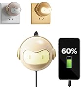 Ventaron Cute 30W USB C Night Light Wall Charger Space Bot GaN Fast PD Charging Block - Touch Dim...