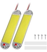 Linkstyle 2PCS 12V LED Interior Light Bar, 12V-80V LED Light Strip with Switch, 108 COB 14W Lamp ...