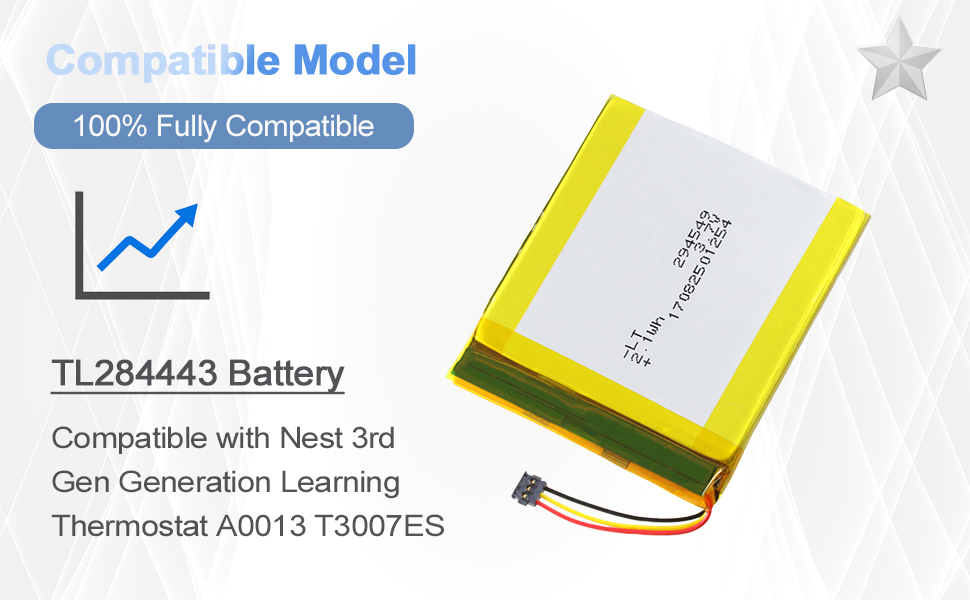 battery for Nest 3rd generation