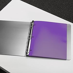 3 Hole Punch Heavy Duty Folder Primary Assortment Pop Primary Purple Layout