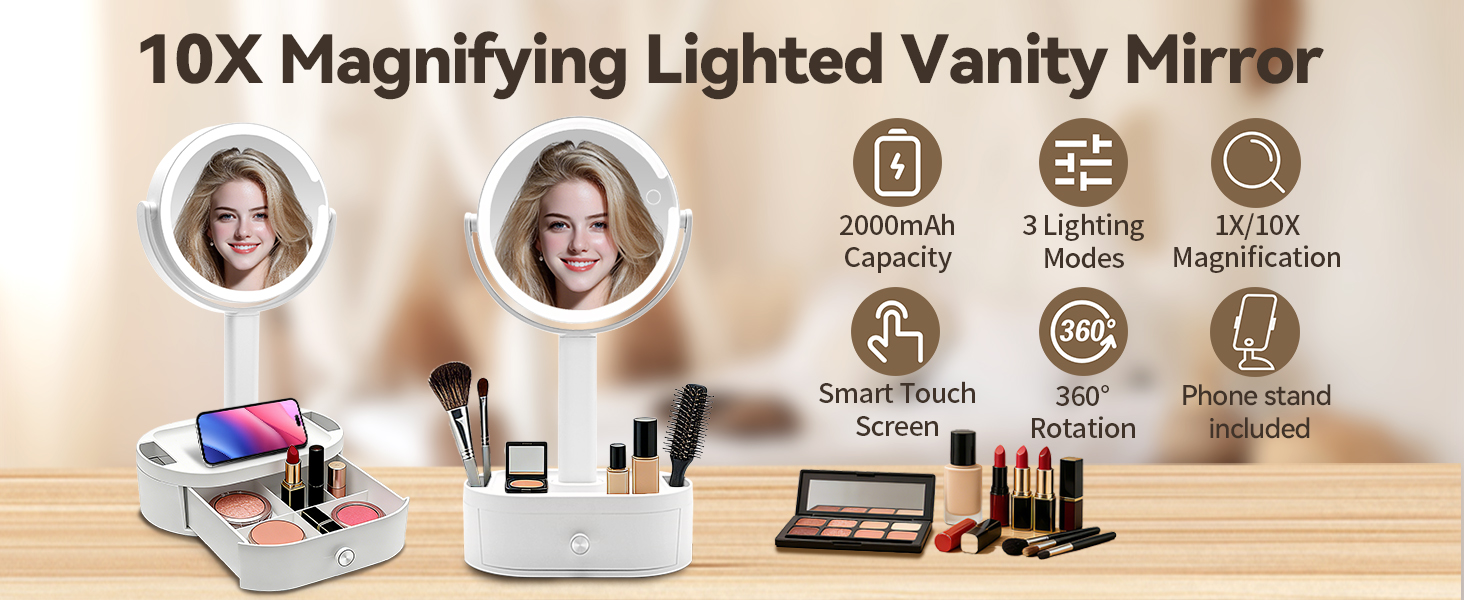 makeup mirror with lights