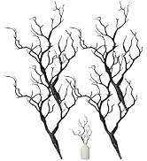Hemobllo Artificial Branches: 4pcs Antler Fake Tree Branches, Plastic Decorative Twigs for Home H...