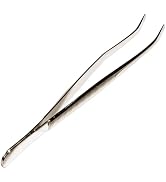 Lighthouse Tongs for Coins and Stamps, 42, Deluxe, 12 cm, Tweezer Design: Curved, Spade