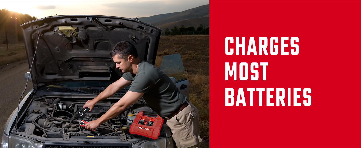 Upgraded CRAFTSMAN CMXCESM258 12A Automotive Battery Charger