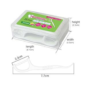 Double-Thread Dental Floss Picks