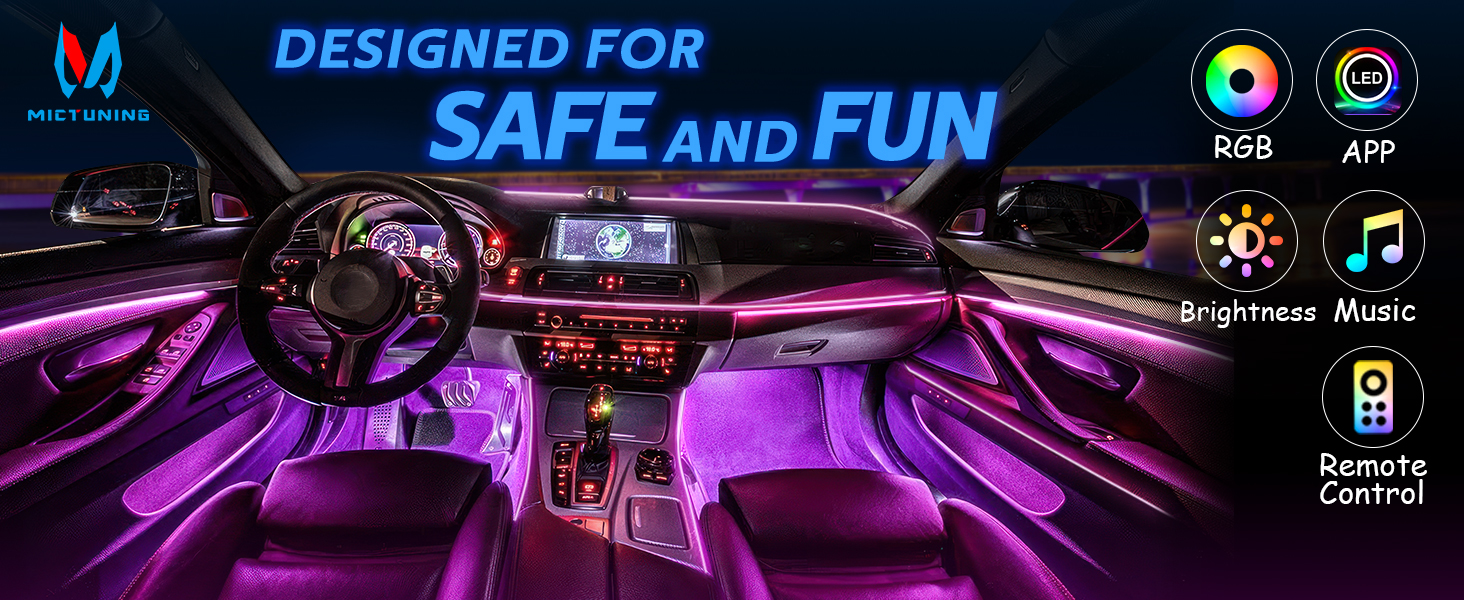 Car LED Interior Strip Light
