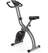 ATIVAFIT Exercise Bike Foldable Fitness Bike Magnetic Foldable Indoor Cycling Bike 3-In-1 Foldabl...