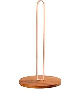 TONLEA Wood Paper Towel Holder,Paper Towel Holder Countertop,Kitchen Towel Holder Free-Standing w...