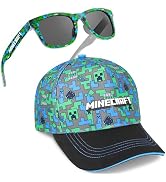 Get Trend Pokemon | Minecraft | Fortnite | Super Mario Kids Baseball Cap, Sunglasses Set UV Prote...