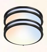 hykolity 13 inch Flush Mount LED Ceiling Light Fixture, 2700K/3000K/3500K/4000K/5000K Adjustable ...
