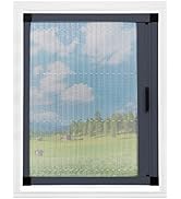 Makefeile Window Screen, Skylight Frame Replacement Adjustable Assembled Mosquito Fiberglass Retr...
