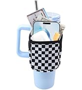 flewfun Water Bottle Bag Compatible with Stanley 30/40 oz Tumbler Accessories, Water Bottle Bag w...