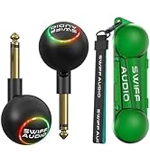 SWIFF AUDIO WT09 Wireless Guitar System - 2.4GHz Guitar Transmitter Receiver with Smart Auto Pair...