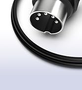 CME TRS MIDI Cable 4-Pack - TRS Type A (3.5mm - 1/8”) to 5-pin DIN, 1FT / 30CM, Low-Profile - Rig...