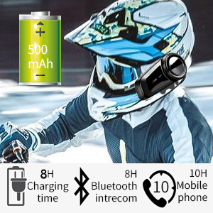  Longer Endurance Motorcycle Intercom 