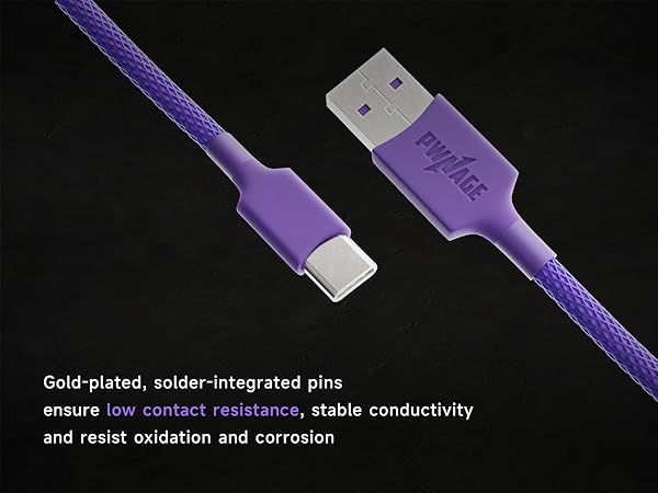 gold plated solder integrated pins resist oxidation and corrosion
