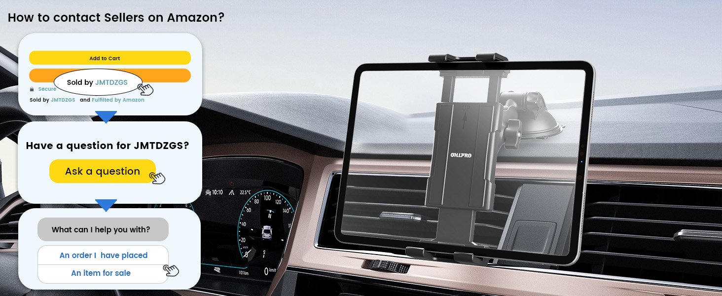 tablet car holder