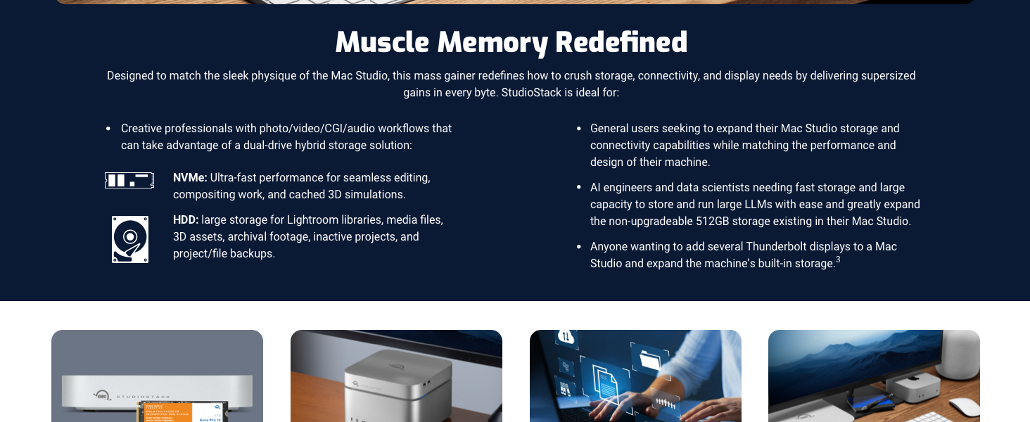 Dual Hybrid Aluminum NVMe HDD USB-A DIY fast quiet cool rugged upgradeable