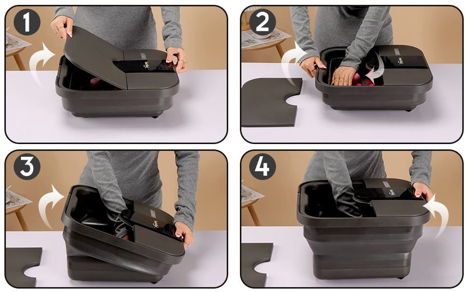 How to Fold a Foot Tub